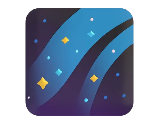 🌌 Стикер «Fluent» для Telegram