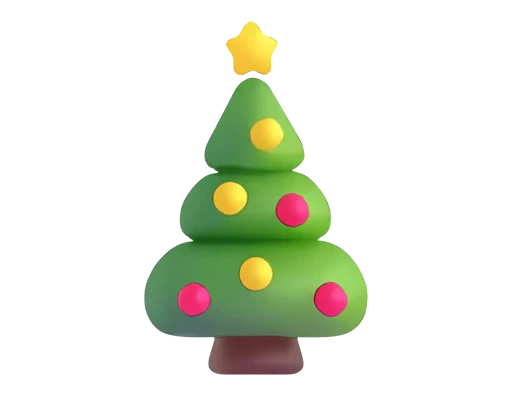 🎄 Стикер «Fluent» для Telegram