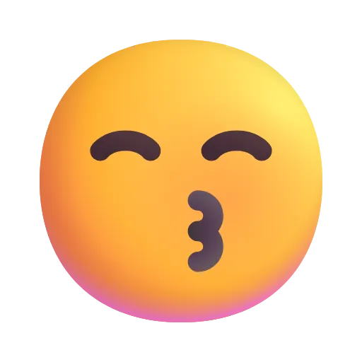 Стикер 21 Fluent Emoji
