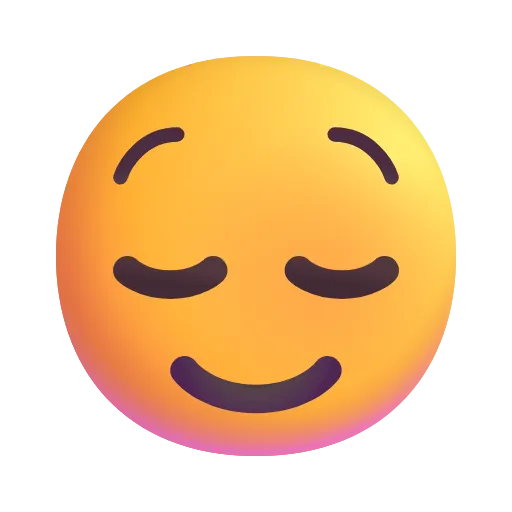 Стикер 16 Fluent Emoji