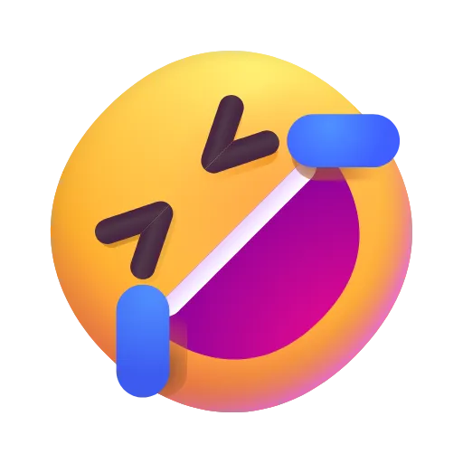 Стикер 8 Fluent Emoji