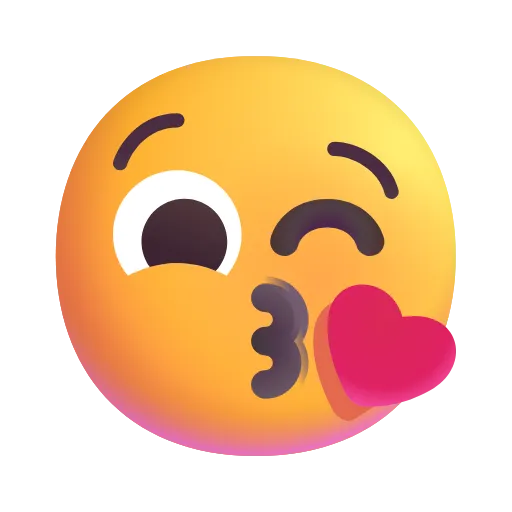 Стикер 19 Fluent Emoji