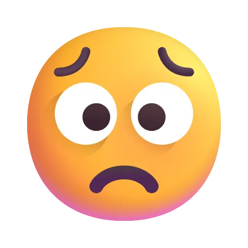 Стикер 38 Fluent Emoji