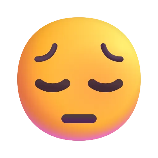 Стикер 37 Fluent Emoji