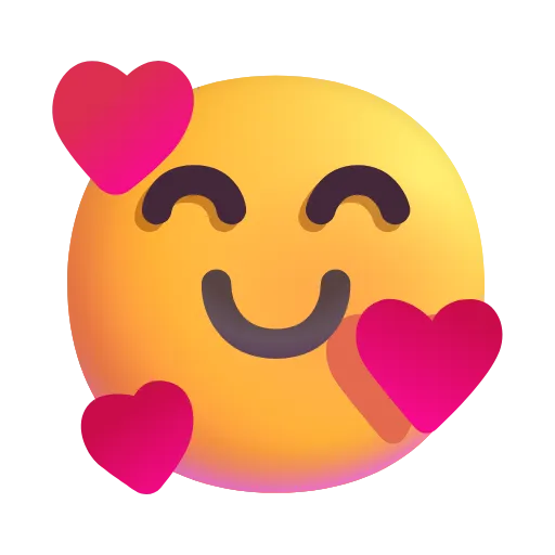 Стикер 18 Fluent Emoji
