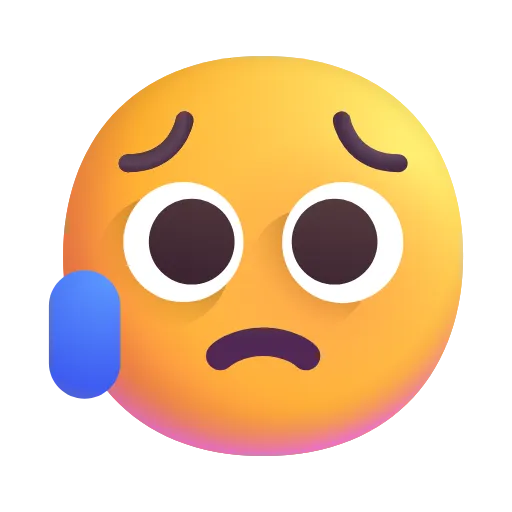Стикер 61 Fluent Emoji