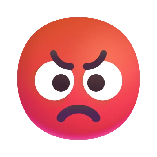 Стикер 51 Fluent Emoji