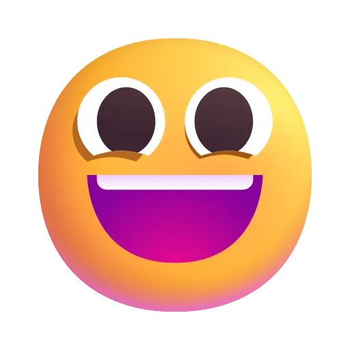 Стикер 2 Fluent Emoji
