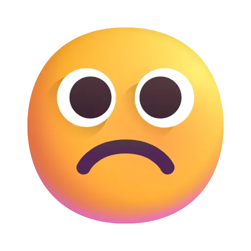 Стикер 41 Fluent Emoji