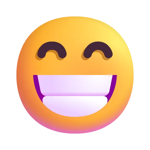 Стикер 3 Fluent Emoji