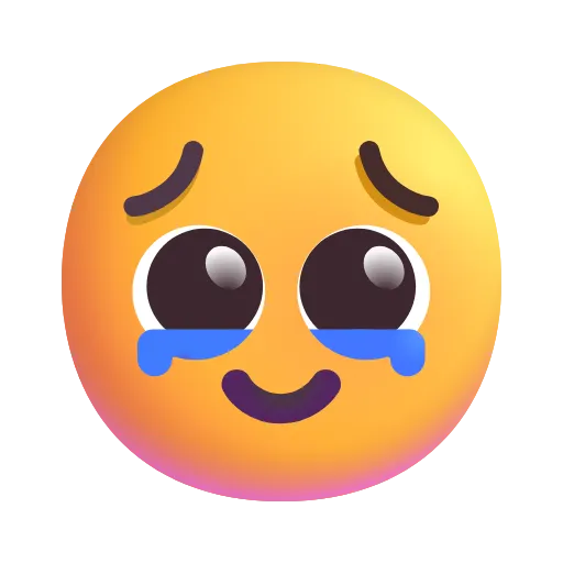 Стикер 5 Fluent Emoji