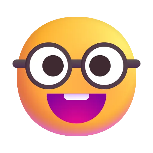 Стикер 30 Fluent Emoji