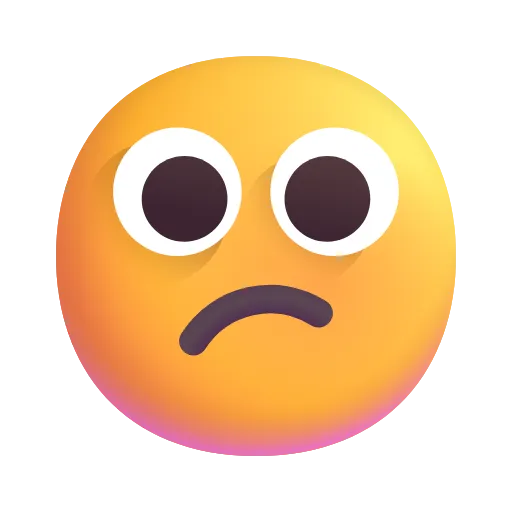 Стикер 39 Fluent Emoji