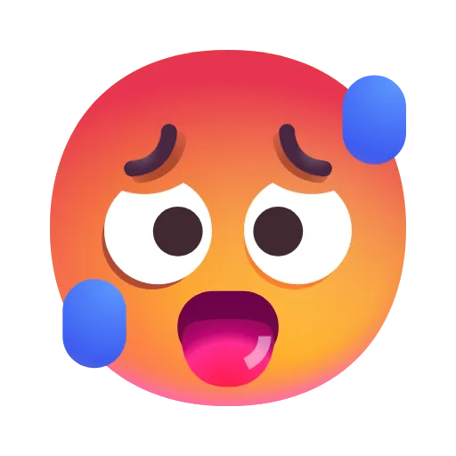 Стикер 55 Fluent Emoji