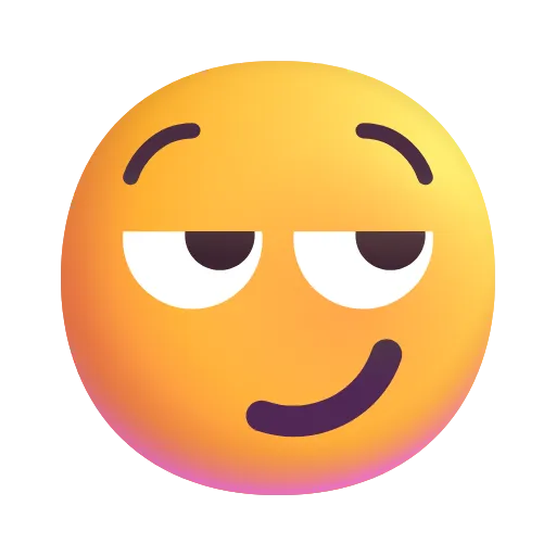 Стикер 35 Fluent Emoji