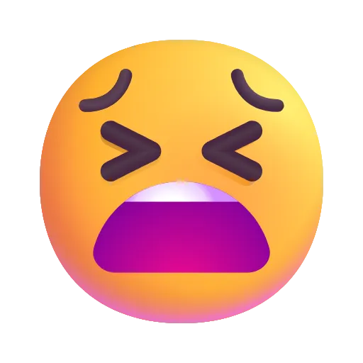 Стикер 44 Fluent Emoji