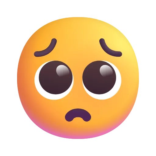 Стикер 46 Fluent Emoji
