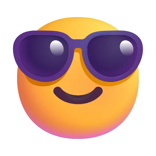 Стикер 31 Fluent Emoji