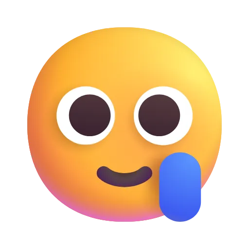 Стикер 9 Fluent Emoji