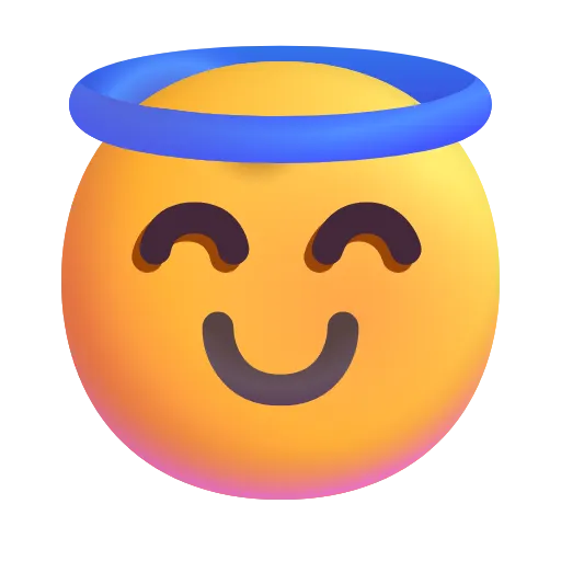 Стикер 12 Fluent Emoji