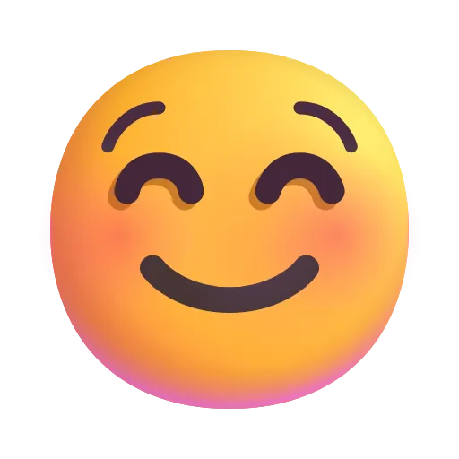 Стикер 11 Fluent Emoji