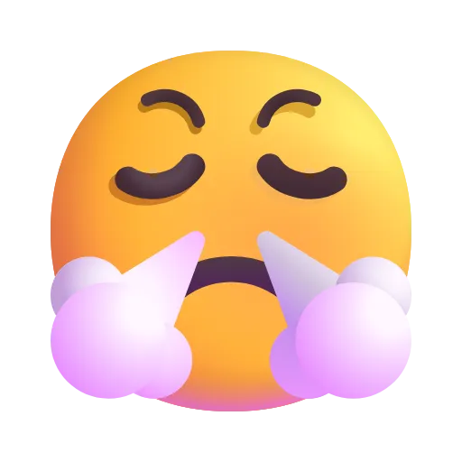 Стикер 49 Fluent Emoji