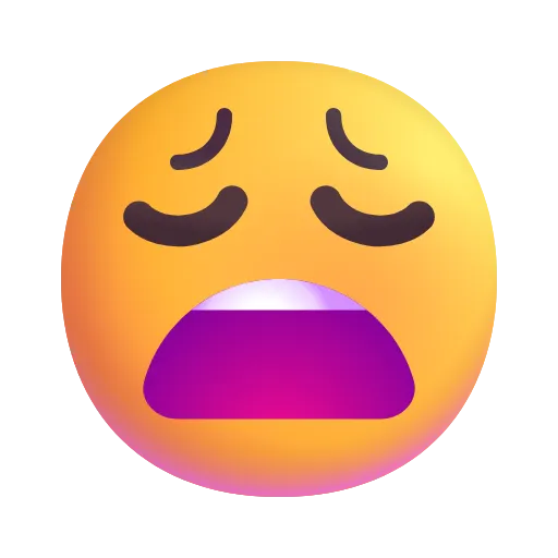 Стикер 45 Fluent Emoji