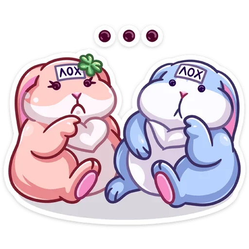 🤔 Стикер «Пыш и Пышка» для Telegram