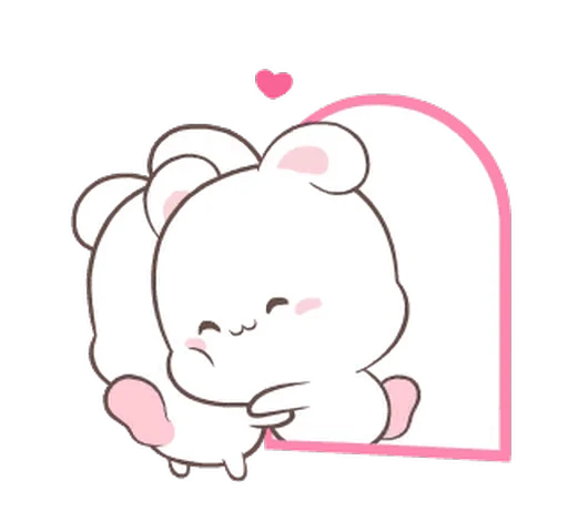 🤗 Стикер «Fluffy Bunny» для Telegram