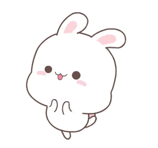 👏 Стикер «Fluffy Bunny» для Telegram