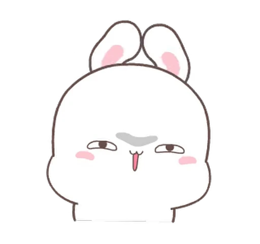 😈 Стикер «Fluffy Bunny» для Telegram
