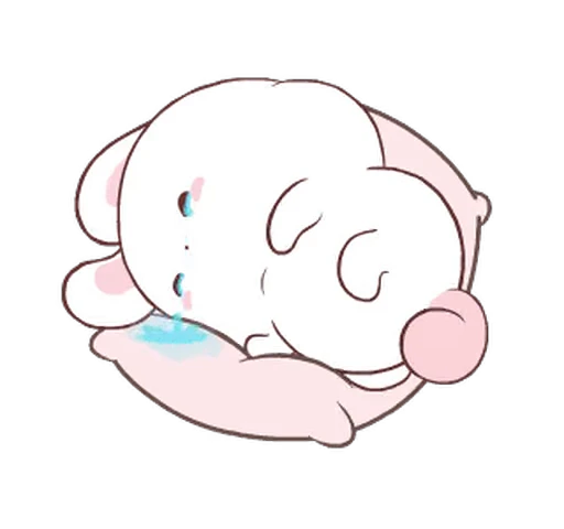 😭 Стикер «Fluffy Bunny» для Telegram