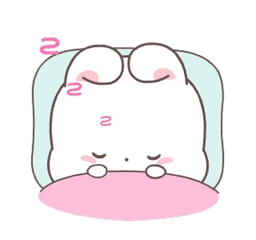 😴 Стикер «Fluffy Bunny» для Telegram