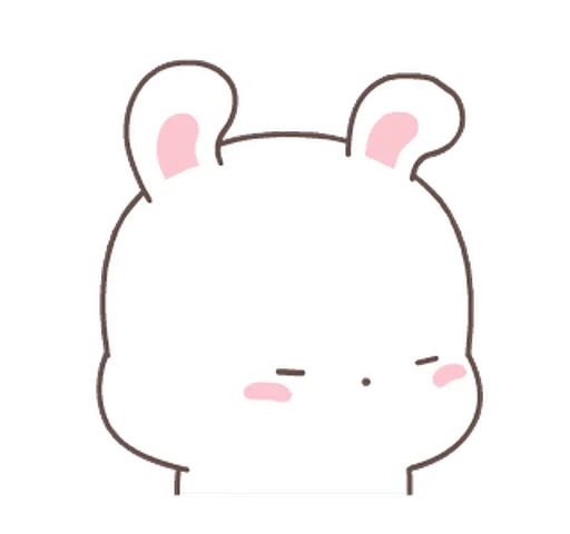 🙅‍♂️ Стикер «Fluffy Bunny» для Telegram