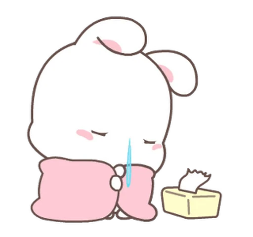 🤒 Стикер «Fluffy Bunny» для Telegram