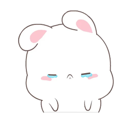 😢 Стикер «Fluffy Bunny» для Telegram
