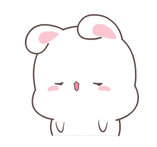 😮‍💨 Стикер «Fluffy Bunny» для Telegram