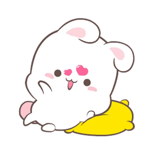 😘 Стикер «Fluffy Bunny» для Telegram