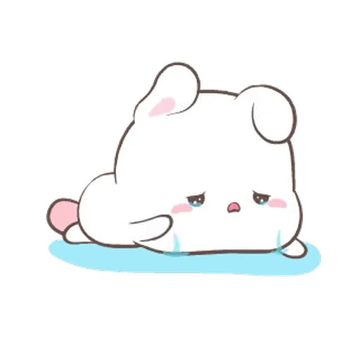 😭 Стикер «Fluffy Bunny» для Telegram