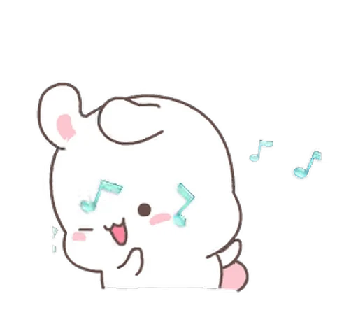 🕺 Стикер «Fluffy Bunny» для Telegram