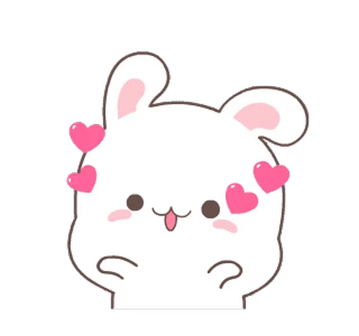 😘 Стикер «Fluffy Bunny» для Telegram