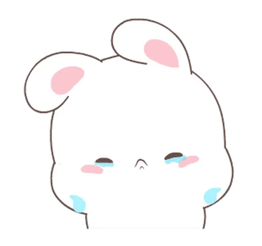 😭 Стикер «Fluffy Bunny» для Telegram