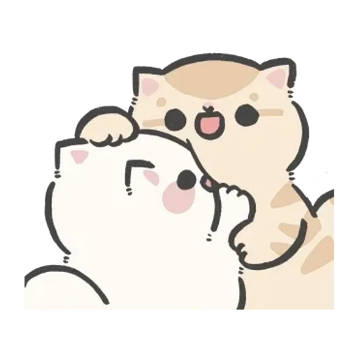 😊 Стикер «cute cat babies» для Telegram