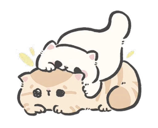 Стикерпак cute cat babies для Telegram