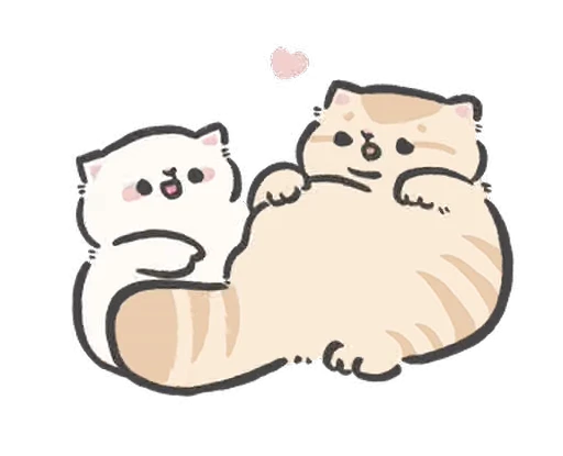 🐱 Стикер «cute cat babies» для Telegram