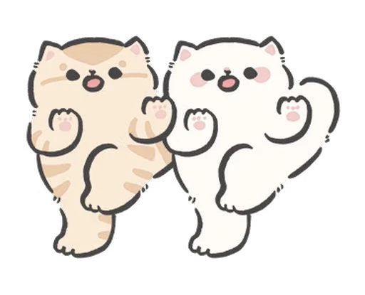 🐱 Стикер «cute cat babies» для Telegram