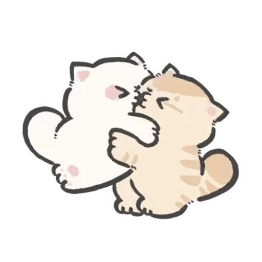 😊 Стикер «cute cat babies» для Telegram