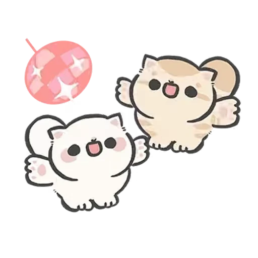 😊 Стикер «cute cat babies» для Telegram