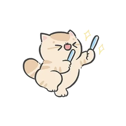 😊 Стикер «cute cat babies» для Telegram