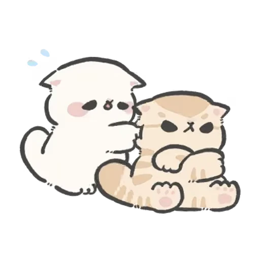 😊 Стикер «cute cat babies» для Telegram